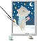 CreArt Cute Badger Paint by Numbers Kit for Kids - Painting Arts and Crafts for Ages 7 and Up